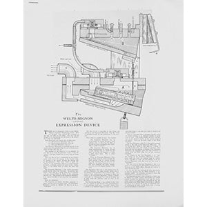 Welte-Mignon Tubing Chart