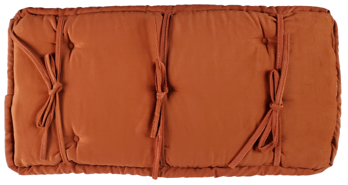 Terra Cotta Brown Piano Bench Cushion Pad 12-3/4" x 25" x 1" | Same Day Shipping