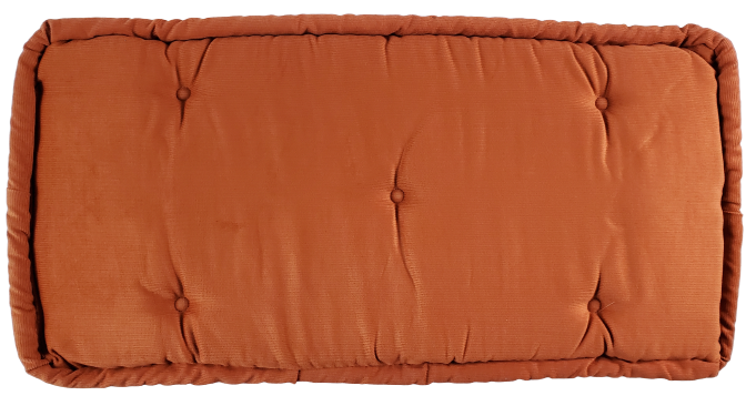 Terra Cotta Brown Piano Bench Cushion Pad 12-3/4" x 25" x 1" | Same Day Shipping