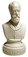 Halbe 3-1/2" to 4" Composer Statuettes