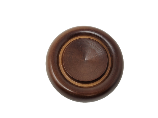 Piano Caster Cups - 5" Hardwood  | Choice of Ebony, High Gloss Ebony, Mahogany, Walnut, Oak, White or Unfinished