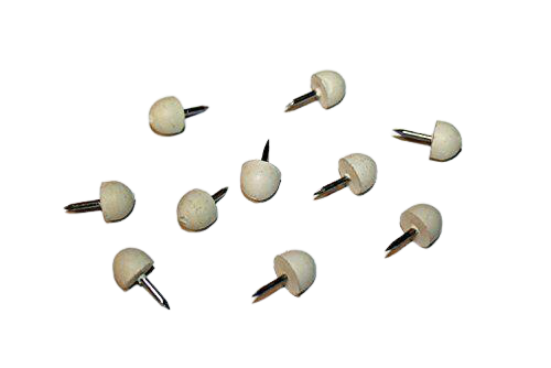 Set of 10 Off-White piano nails by In Tune Piano Supply