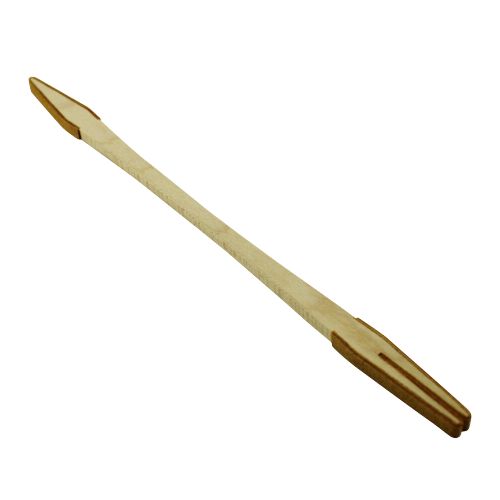 Wood Piano Treble Stick Mute for Piano Tuning Double Ended Buckskin Covered