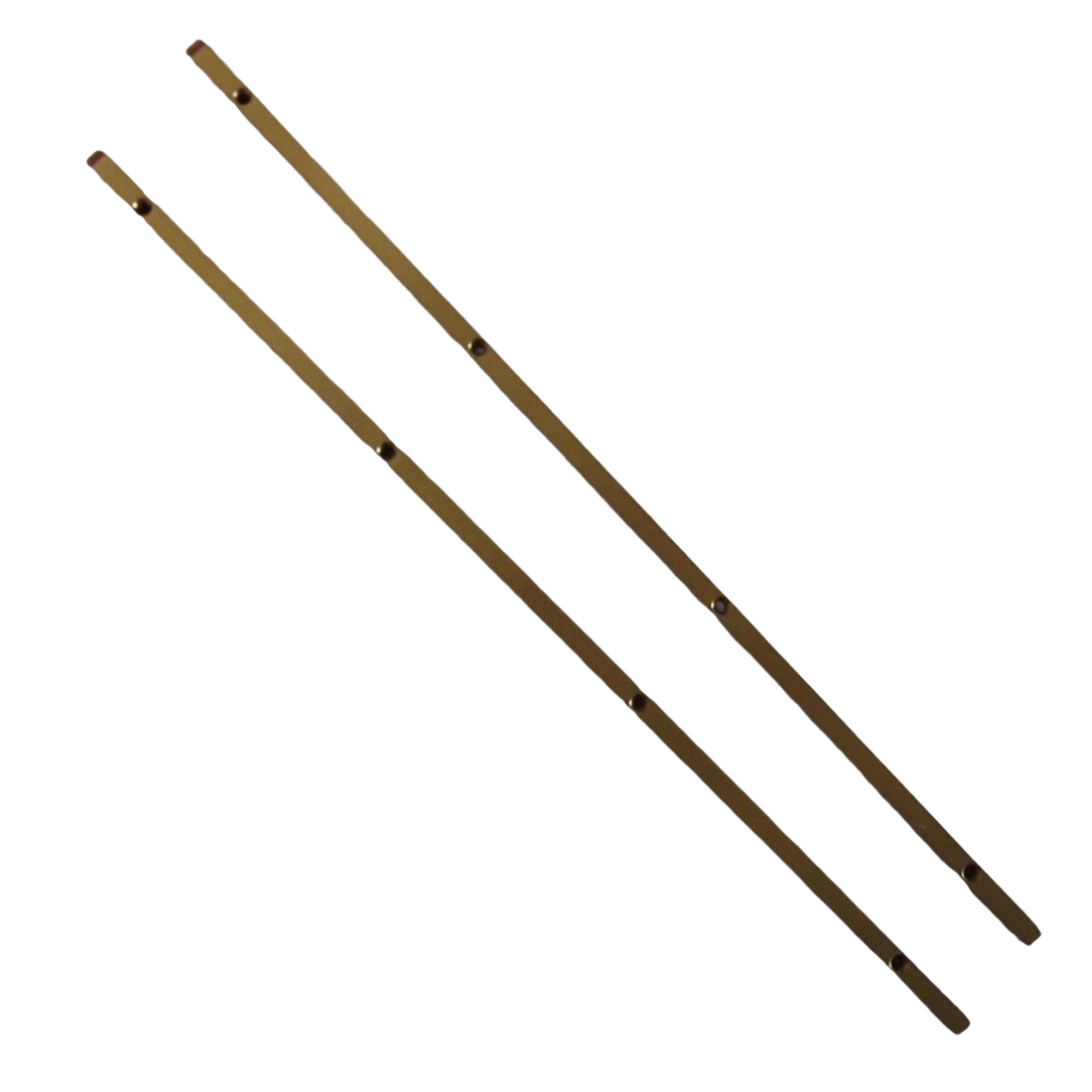 Grand Piano Brass Desk Slides Pair | Solid Brass | 14" Long
