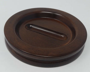 Jansen 4-1/2" Solid Wood Piano Caster Cups Walnut